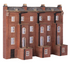 Scenecraft N Gauge 42-227 Low Relief Rear of Victorian Tenements