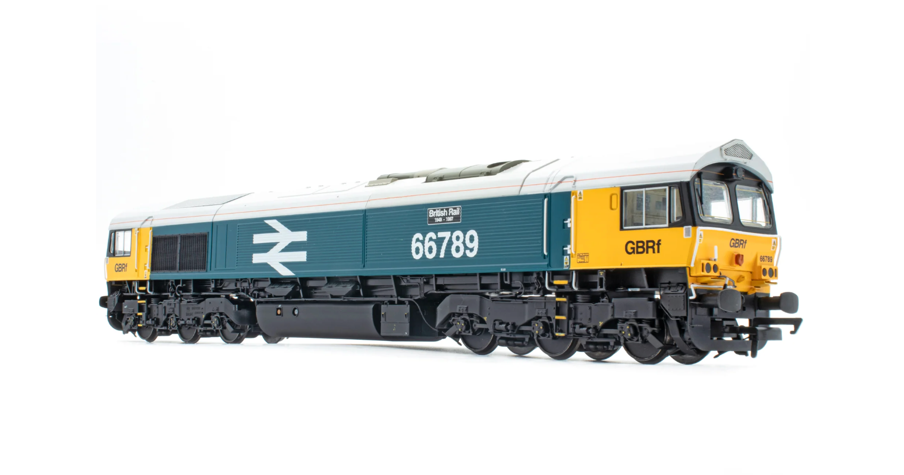 Accurascale Class 66 - GBRf BR Livery 66724 - DCC Sound Fitted Version ...