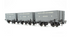 Accurascale P8 Hopper - Pre-Grouping: NER Grey - Triple Pack