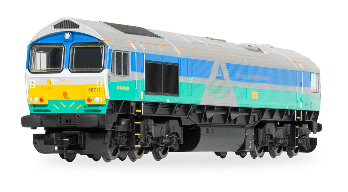 Hornby RailRoad Plus: Class 66 - Aggregates Industries - 66711 'Sence ...