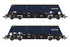 Accurascale Cutdown HYA ex-Biomass - Blue/Black with GB Railfreight branding - Twin Pack