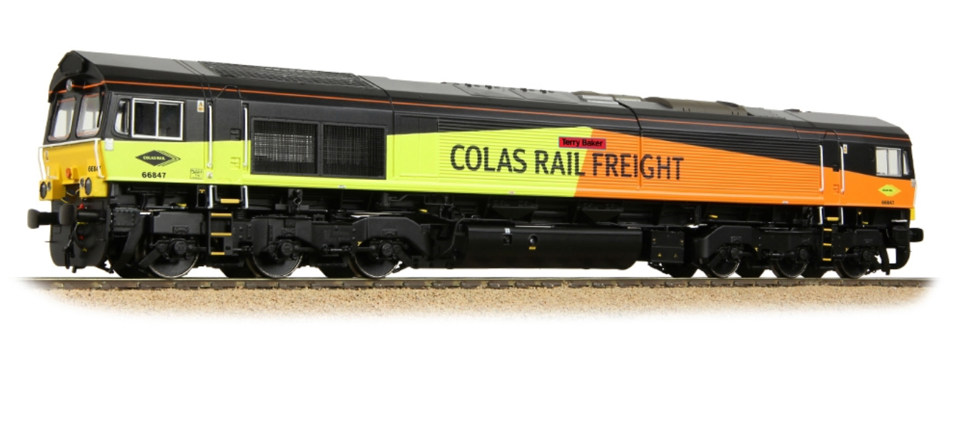 Bachmann 50-004SFX Class 66/8 66847 'Terry Baker' Colas Rail Freight ...