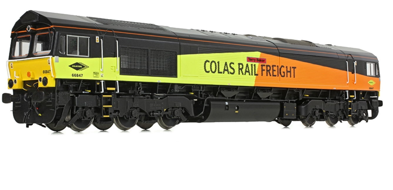 Bachmann 50-004SFX Class 66/8 66847 'Terry Baker' Colas Rail Freight ...