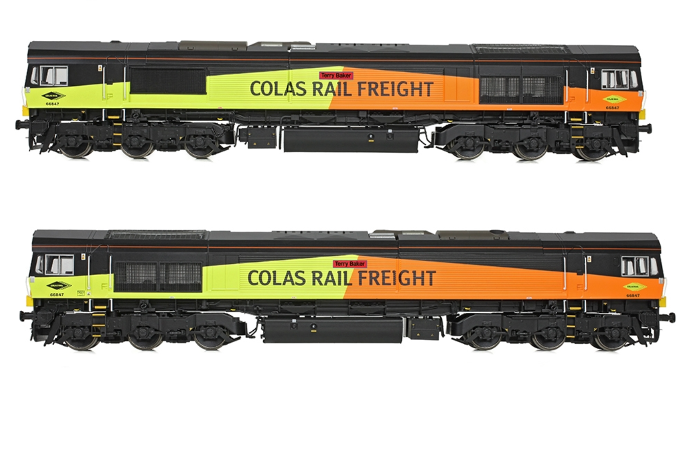 Bachmann 50-004SFX Class 66/8 66847 'Terry Baker' Colas Rail Freight ...