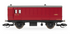 Hornby TT:120 - 4 Wheel Third Class Brake Baggage Coach 'No.6305' BR Crimson  - TT4062