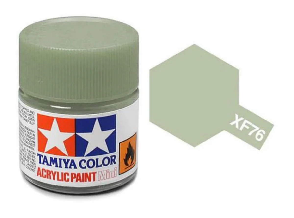 Tamiya Acrylic Paint XF76 Flat IJN Grey Green – Malcs Models