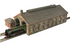 Scenecraft OO Gauge Two Road Stone Engine Shed Red - 44-0157R