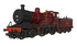 Rapido Trains OO Gauge MR483 LMS Crimson No.482 (small letters) -DCC Ready