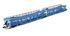 Revolution Trains RT-N-CAR4-136A Revolution Trains N Gauge Quad set Cartic-4 car carrier - MAT blue with mesh screens (set A)