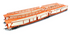 Revolution Trains RT-N-CAR4-125A Revolution Trains N Gauge Quad set Cartic-4 car carrier - Silcock Express livery with roof + side screens (set A)