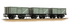 BR 16T Steel Mineral Top Flap Doors 3-Wagon Pack BR Grey (Early) [WL]