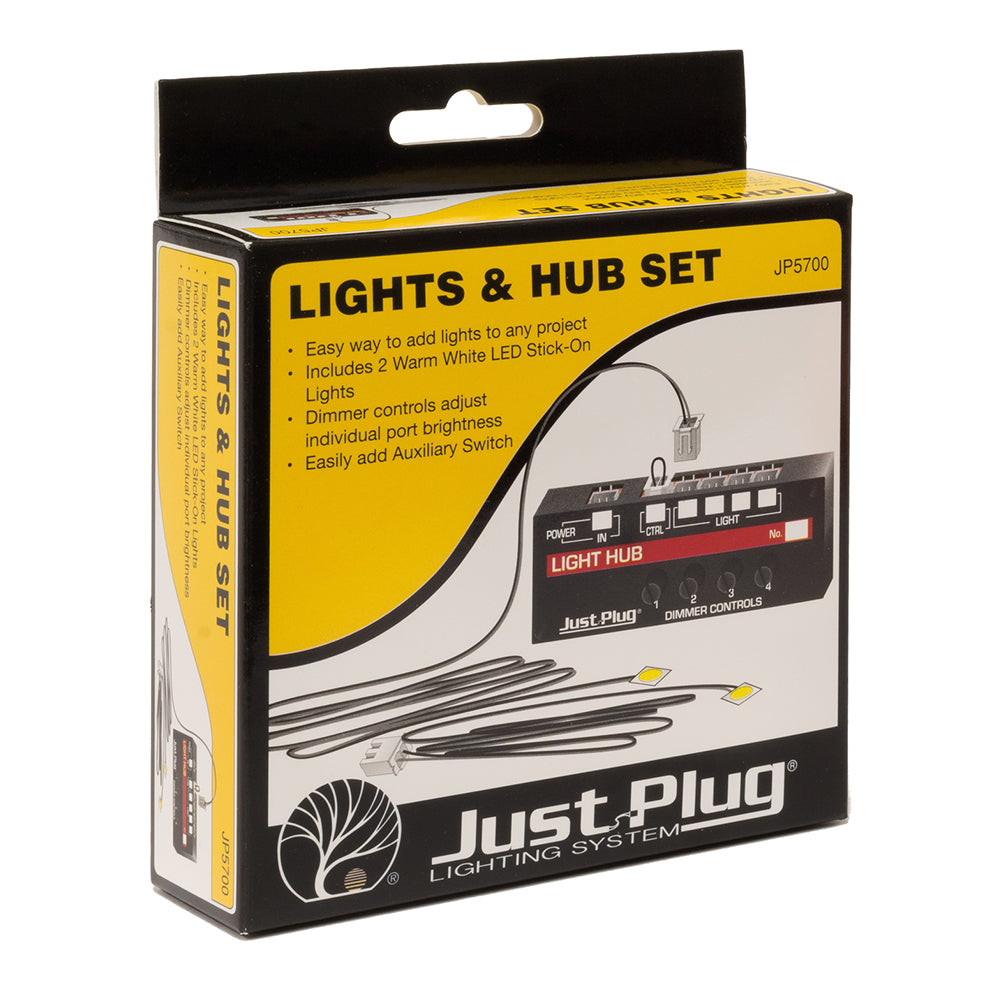 Just Plug Lighting System JP5700 Lights & Hub Set - Warm White – Malcs ...