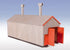 Peco OO Gauge Lineside Kits LK-220 OO-9 Corrugated Iron Engine Shed - Laser Cut Kit