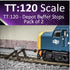 West Hill Wagon Works TT Gauge TT:120 Depot Buffer Stops (Pack Of 2)