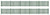 Ratio 431 Picket fencing, green (straight only)