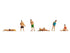 GM3910106 Sunbathers (6) Hobby Figure Set