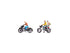 GM3910161 Motorcyclists (2) Figure Set