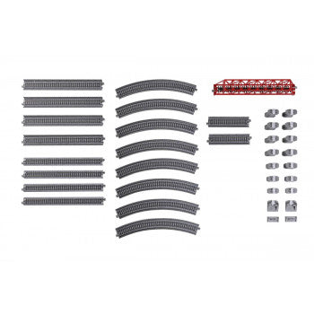 Kato N Gauge Track Unitrack (BM1) Basic Oval Track Set w/Controller ...
