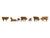 Noch TT:120 N47216 Brown Cows (7) Hobby Figure Set