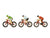 Noch TT:120 N45897 Racing Cyclists (3) Figure Set