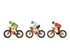 Noch TT:120 N45897 Racing Cyclists (3) Figure Set