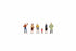 Noch TT:120 N47100 Pedestrians (6) Figure Set