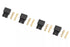 G-Force RC 1007-002 Traxxas gold connector, Male (4pcs)