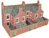 Metcalfe 00 Gauge PO304 L/R Terraced House Backs Red Brick