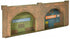 Superquick C8 RED BRICK EMBANKMENT ARCHES CARD KIT