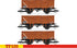 TT6039 BR - 21T Mineral Wagon - Triple Pack