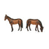 Scenecraft G Gauge Horses Standing and Grazing