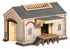 Ratio N gauge Stone Goods Shed 220