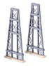 Ratio N gauge 2 Steel Trestles 242