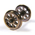 Bachmann Metal Split Spoked Wagon Wheels (x10)