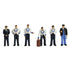 Scenecraft OO Gauge Figures Midland Pullman Stewards and Train Crew