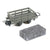 Bachmann 009 Rolling Stock Slate Wagons 3-Pack Grey with Slate Load [W, WL]