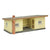 Bachmann 009 Buildings Narrow Gauge Corrugated Station Brown and Cream