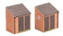 Scenecraft OO Gauge Outhouses