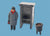 Modelscene 4mm 5034 Fog Man, Hut & Brazier