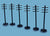 Modelscene 4mm 5080 Telegraph Poles