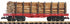 Piko 38713 Canadian National Flatcar 92675 w/Log LoadReal Wood Load