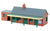Peco Lineside Kits N Gauge Country Station Building, Brick Type