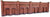Metcalfe N Gauge PN145 Tapered Retaining Wall In Red Brick