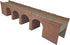 Metcalfe 00 Gauge PO240 Double Track Red Brick Viaduct