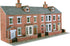 Metcalfe 00 Gauge PO274 Low Relief Red Brick Terraced House Fronts