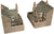 Metcalfe 00 Gauge PO277 Low Relief Stone Terraced House Backs - (To Be Discontinued)