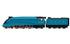 Hornby R3843 LNER, Rebuilt Class W1, 4-6-4, 10000