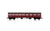 Hornby R4879A BR Collett 57' 'Bow Ended' Non-Corridor Composite (Right-Hand) 'W6242W' in BR Crimson