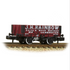 Graham Farish 377-066 5 Plank Wagon Wooden Floor 'J. H. Rainbow' Red