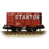 Graham Farish 377-208 8 Plank Wagon Coke Rails 'Stanton' Red